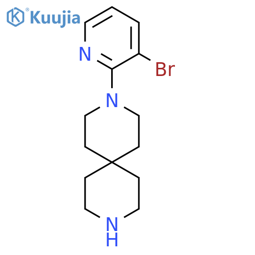 3-(3-Bromopyridin-2-yl)-3,9-diazaspiro[5.5]undecane structure