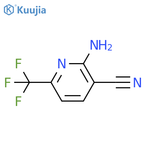 2-Amino-6-(trifluoromethyl)nicotinonitrile structure