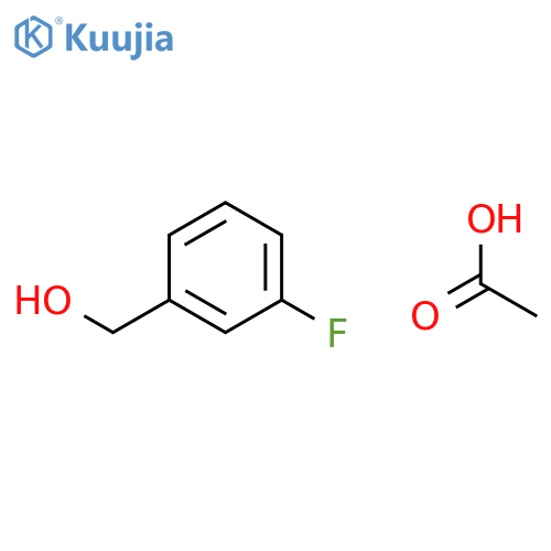 Benzenemethanol, 3-fluoro-, acetate structure