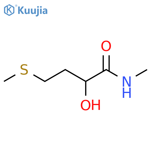 2-hydroxy-N-methyl-4-methylsulfanylbutanamide structure
