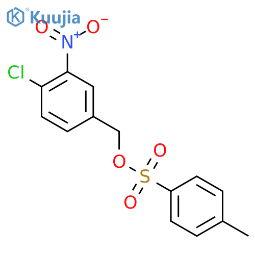 (4-Chloro-3-nitrophenyl)methyl 4-methylbenzene-1-sulfonate structure
