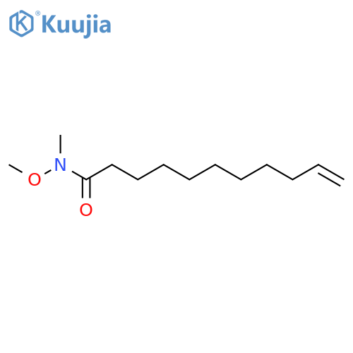 10-Undecenamide,N-methoxy-N-methyl- structure