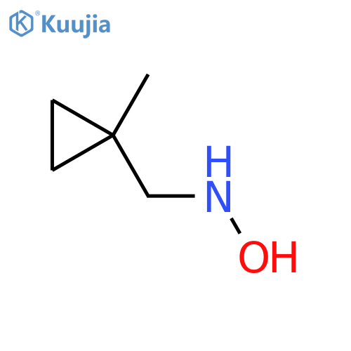 N-(1-methylcyclopropyl)methylhydroxylamine structure