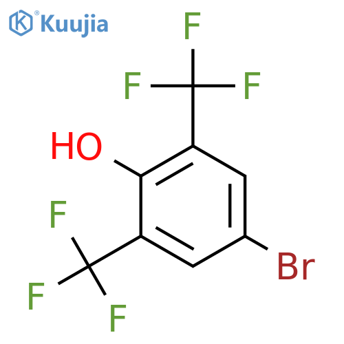 2,6-Bis(trifluoromethyl)-4-bromophenol structure