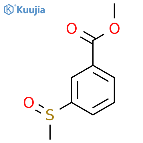 Methyl 3-(methylsulfinyl)benzoate structure