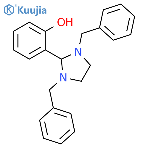 2-(1,3-dibenzylimidazolidin-2-yl)phenol structure