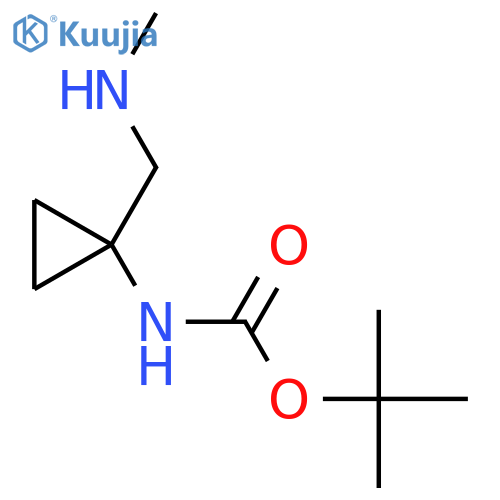 Tert-Butyl N-{1-[(methylamino)methyl]cyclopropyl}carbamate structure