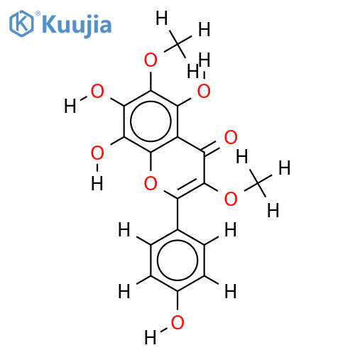 3,6-Di-Me ether-3,4',5,6,7,8-Hexahydroxyflavone structure