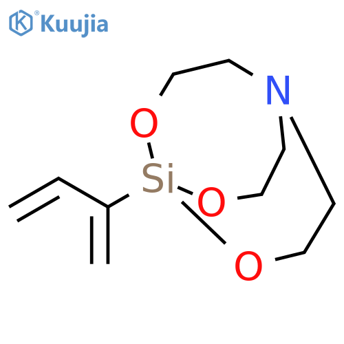 2,2',2"-nitrilotris(ethanolato)(buta-1,3-dien-2-yl)silane structure