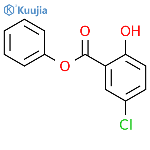 phenyl 5-chloro-2-hydroxybenzoate structure