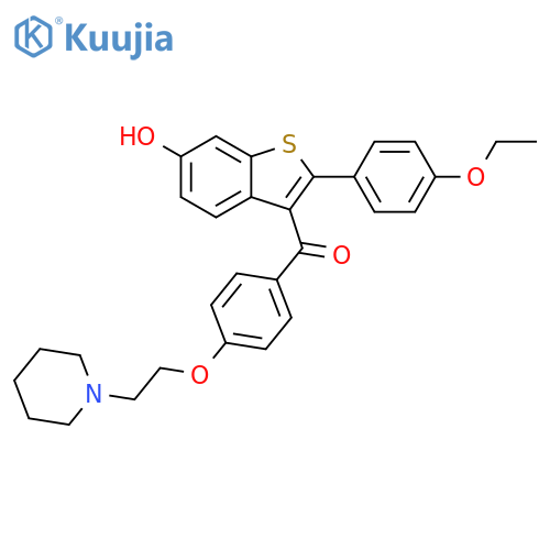 Raloxifene-4’-Ethyl Ether structure
