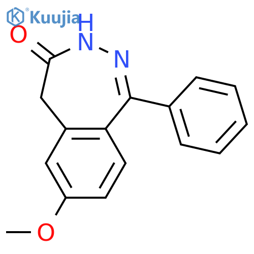 4H-2,3-Benzodiazepin-4-one, 3,5-dihydro-7-methoxy-1-phenyl- structure