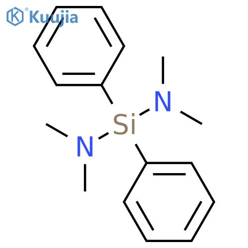 Silanediamine,N,N,N',N'-tetramethyl-1,1-diphenyl- structure