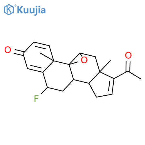 (6a,9b,11b)-9,11-Epoxy-6-fluoropregna-1,4,16-triene-3,20-dione structure