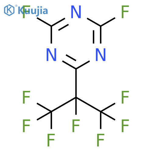 1,3,5-Triazine, 2,4-difluoro-6-[1,2,2,2-tetrafluoro-1-(trifluoromethyl)ethyl]- structure