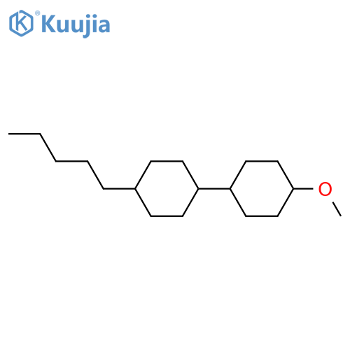 trans(trans)-4-Methoxy-4'-n-pentyl-1,1'-bicyclohexyl structure