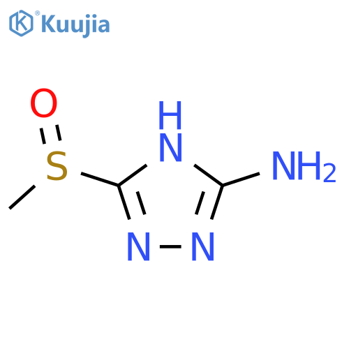 1H-1,2,4-Triazol-3-amine,5-(methylsulfinyl)- structure