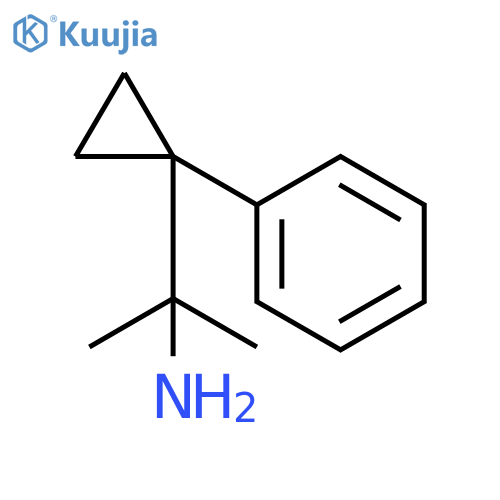 2-(1-phenylcyclopropyl)propan-2-amine structure