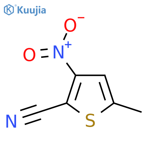 5-Methyl-3-nitro-thiophene-2-carbonitrile structure