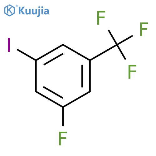 1-Fluoro-3-iodo-5-(trifluoromethyl)benzene structure