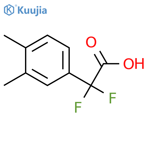 2-(3,4-dimethylphenyl)-2,2-difluoroacetic acid structure