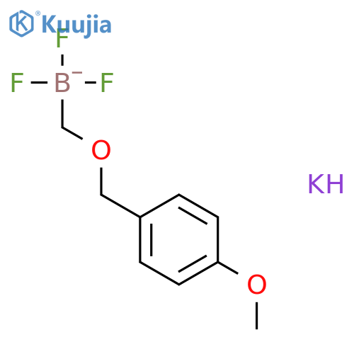 Potassium (4-Methoxy)benzyloxymethyltrifluoroborate structure
