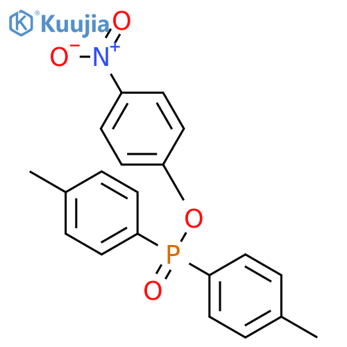 Phosphinic acid, bis(4-methylphenyl)-, 4-nitrophenyl ester structure