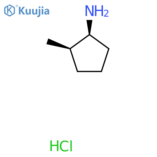 (1S,2R)-2-methylcyclopentanamine;hydrochloride structure