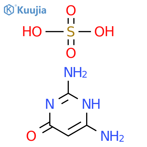 2,4-diamino-6-hydroxypyrimidine hemisulfate structure