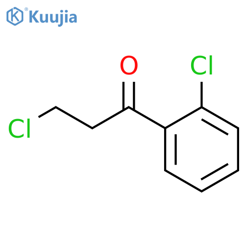 3-chloro-1-(2-chlorophenyl)propan-1-one structure