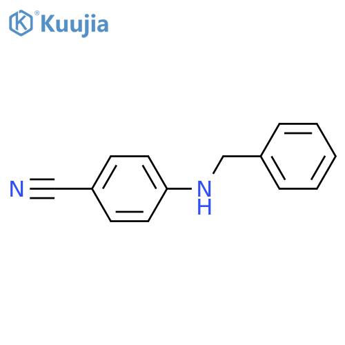 4-(benzylamino)benzonitrile structure