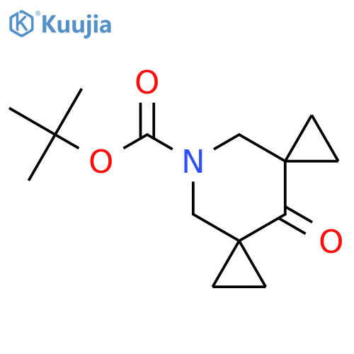 9-Azadispiro[2.1.2.3]decane-9-carboxylic acid, 4-oxo-, 1,1-dimethylethyl ester structure