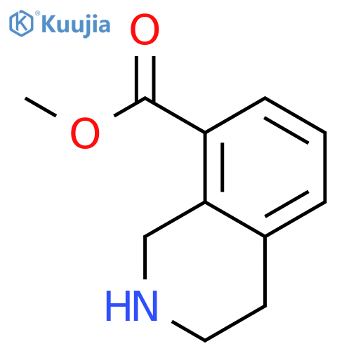 Methyl 1,2,3,4-tetrahydroisoquinoline-8-carboxylate structure