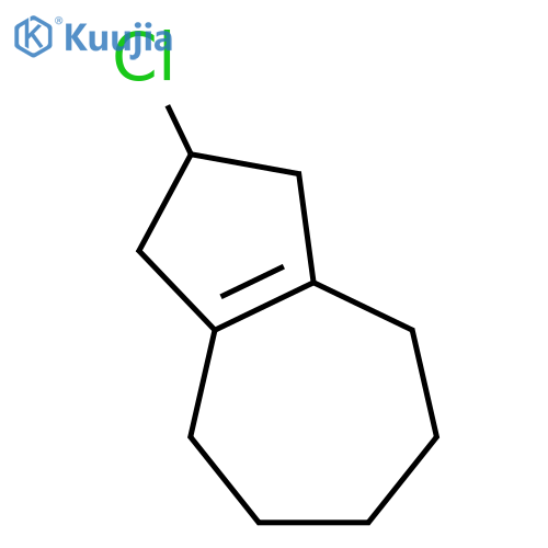 Azulene, 2-chloro-1,2,3,4,5,6,7,8-octahydro- structure