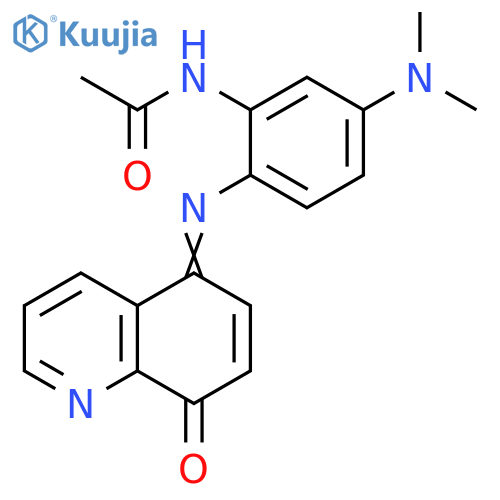 Acetamide,N-[5-(dimethylamino)-2-[(8-oxo-5(8H)-quinolinylidene)amino]phenyl]- structure