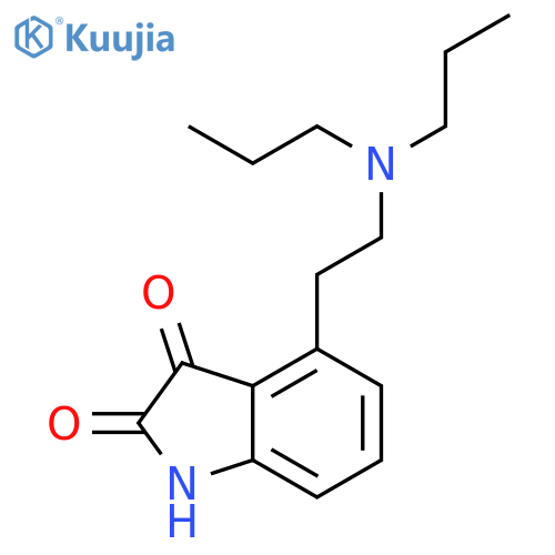 4-(2-(Dipropylamino)ethyl)indoline-2,3-dione structure