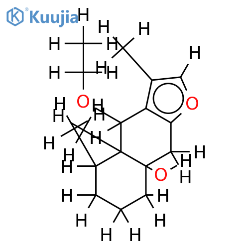 6beta-ethoxyfranoeremophilan-10beta-ol structure