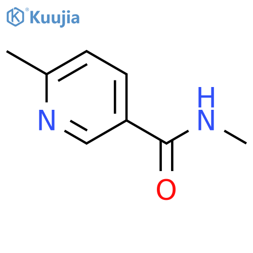 N,6-dimethyl-3-Pyridinecarboxamide structure