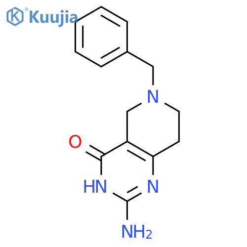 2-Amino-6-benzyl-5,6,7,8-tetrahydro-3H-pyrido4,3-dpyrimidin-4-one structure