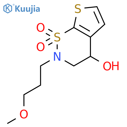 (4S)-3,4-Dihydro-2-(3-methoxypropyl)-2H-thieno3,2-e-1,2-thiazin-4-ol 1,1-Dioxide structure