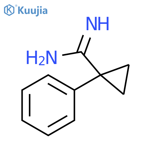 1-phenylcyclopropane-1-carboximidamide structure