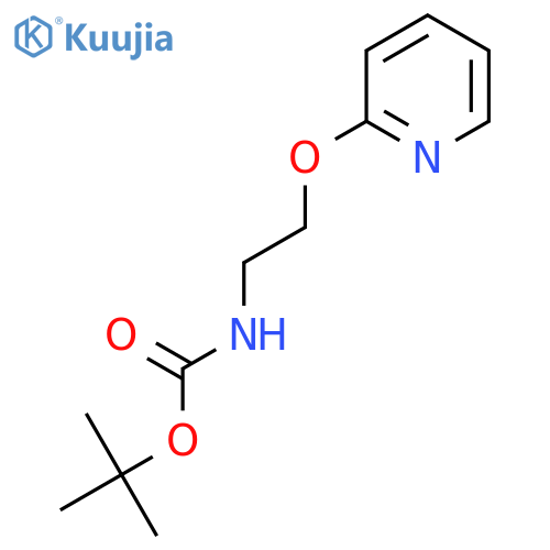 2-(Pyridin-2-yloxyethylcarbamic Acid tert-Butyl Ester structure