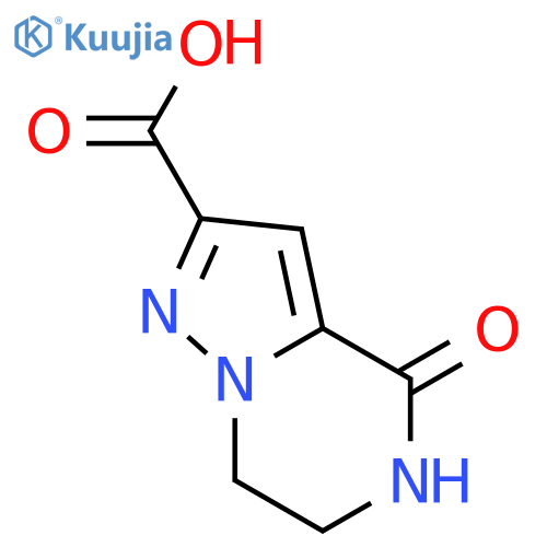 4-oxo-4H,5H,6H,7H-pyrazolo[1,5-a]pyrazine-2-carboxylic acid structure