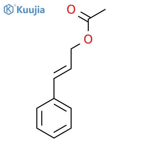 Cinnamyl acetate structure
