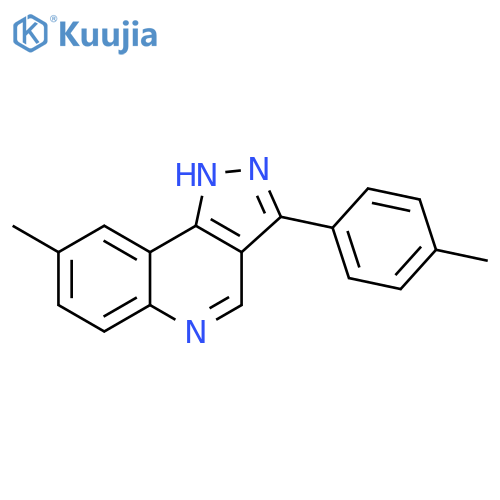 8-Methyl-3-(4-methylphenyl)-1H-pyrazolo[4,3-c]quinoline structure