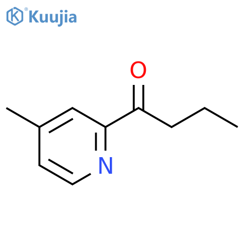 1-(4-methylpyridin-2-yl)butan-1-one structure