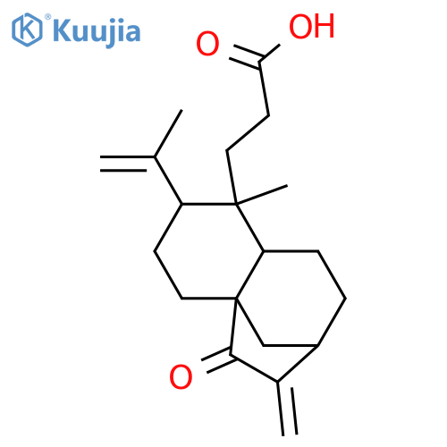 15-Oxo-3,4-seco-4(18),16-kauradien-3-oic acid; ent-form structure