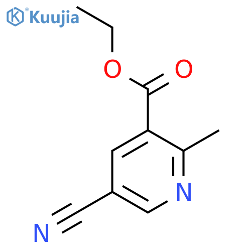 Ethyl 5-cyano-2-methylnicotinate structure