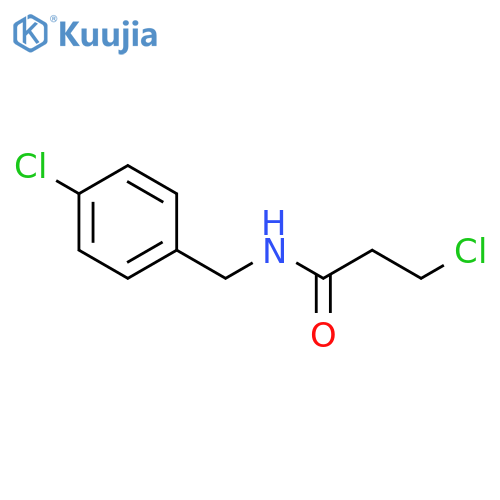 3-Chloro-N-(4-chlorobenzyl)propanamide structure