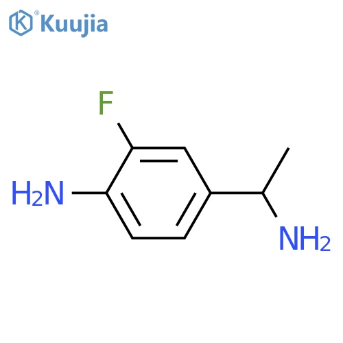4-(1-AMINOETHYL)-2-FLUOROANILINE structure